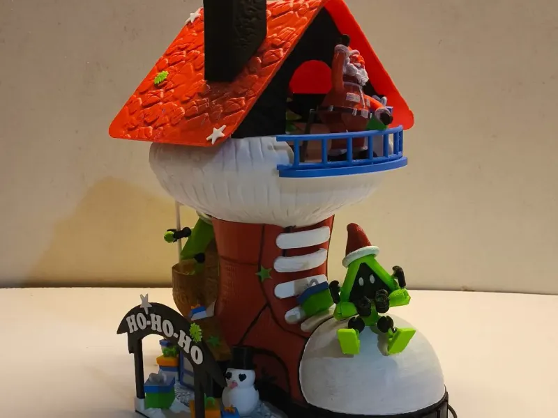"Creality Winter Special-Santa Boot House"