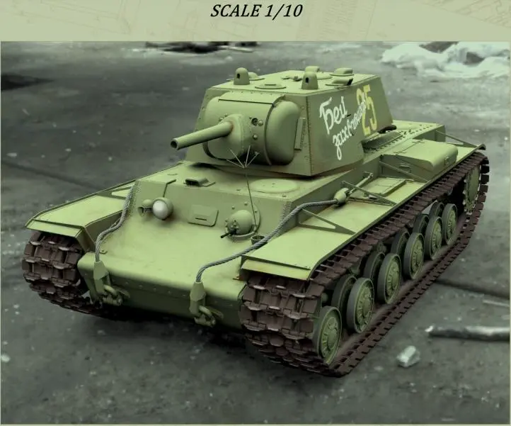 RC KV1重型坦克 1:10