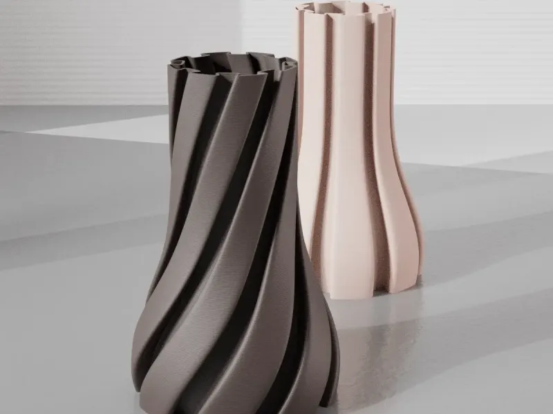 VASE 0039 C - RIBBON VASE C