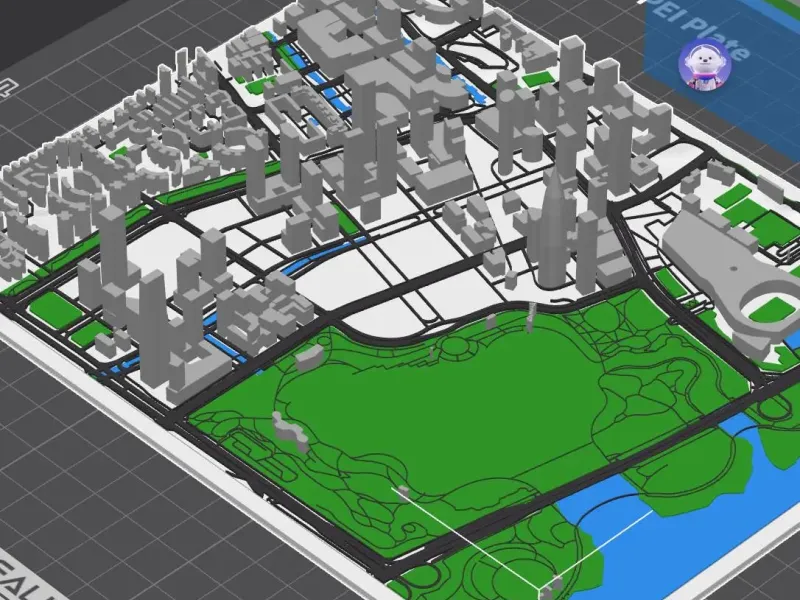 城市3D模型--深圳市深圳湾人才公园地图