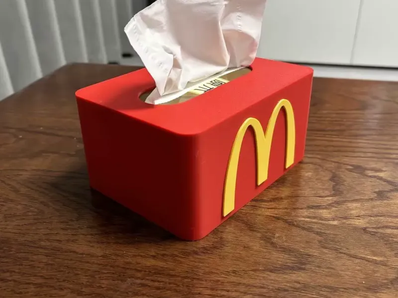 麦当劳造型纸巾盒（抽纸盒）