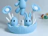 Easter knitted Bunny Ornament Disassembly no CFS required-5