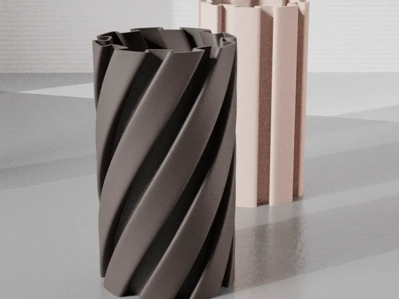 VASE 0039 A - RIBBON VASE A