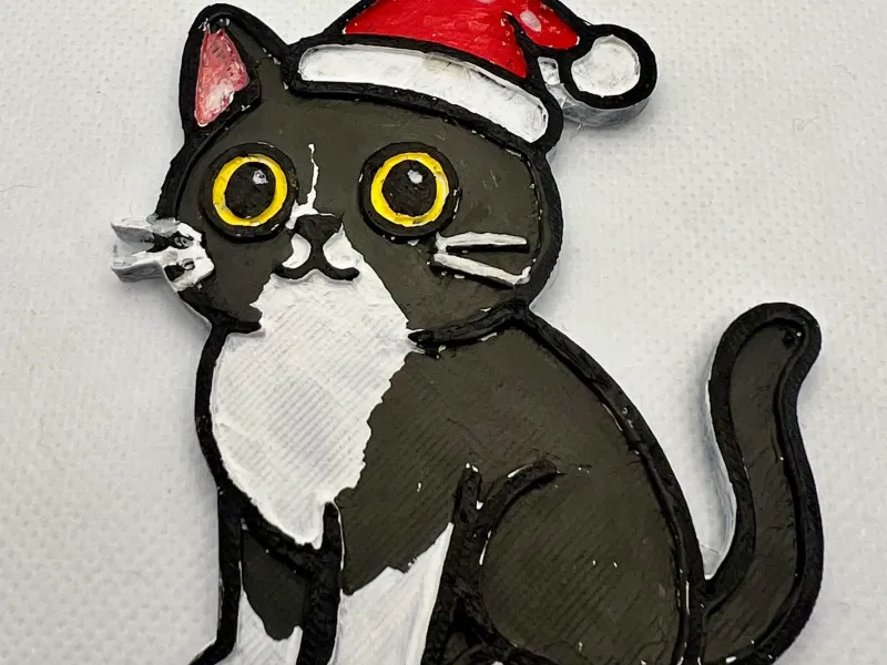 Creality MakeNow SnapForm Christmas pet keychain