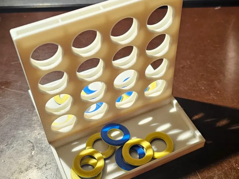 Mini Connect 4 - Travel Edition (Easy Assembly)