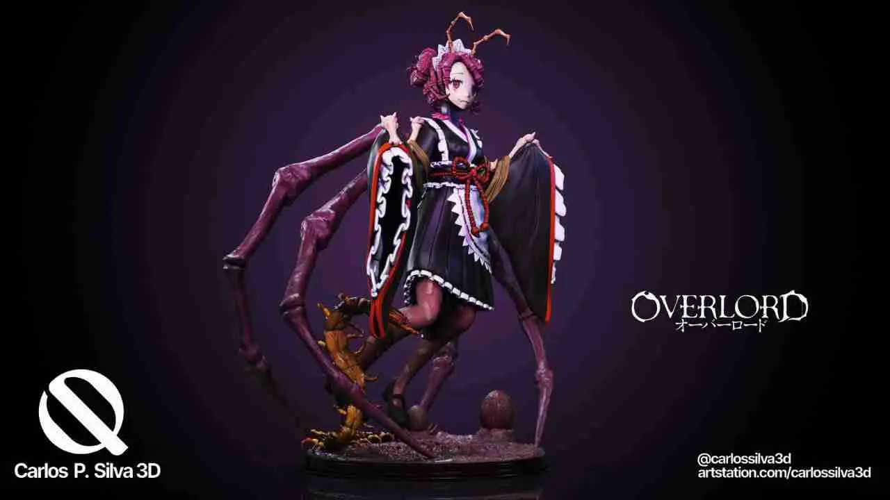 overlord  纳萨力克地下大坟墓 安特玛·瓦希利萨·泽塔  虫女动作版