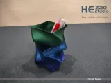 四方扭曲艺术笔筒 Square Twisted Art Pen Holder-4