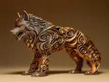 Designer WOLF Sculpture-0