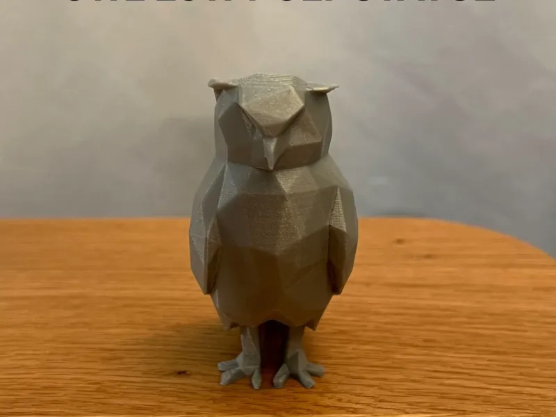 Owl Low Poly Statue