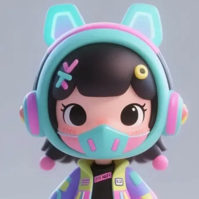 赛博萌系少女