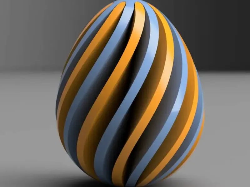 Spiral Easter Egg