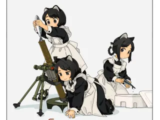 【SLA】猫女仆砂浆 分件