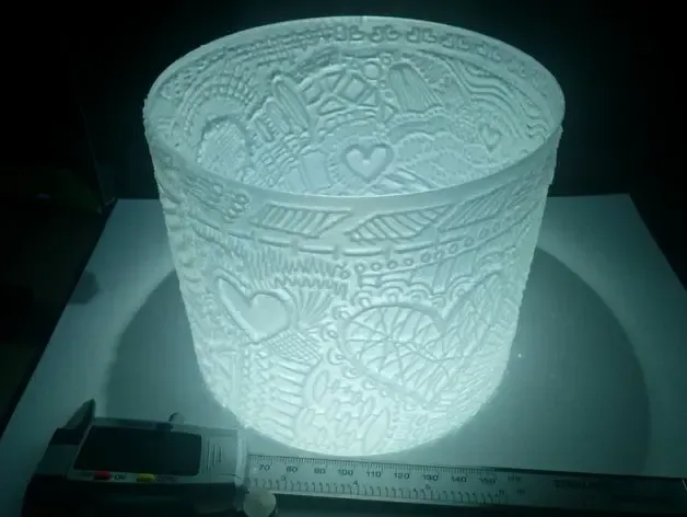Lithophane灯罩#3 情人节