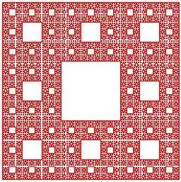 谢尔宾斯基地毯sierpinski carpet