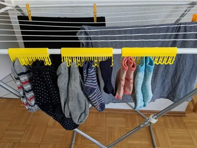 Sock_Clips_for_Drying_Rack袜子小东西晾晒架增强版