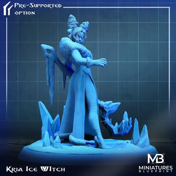Kria Ice Witch女巫手办 - 创想云 独家模型