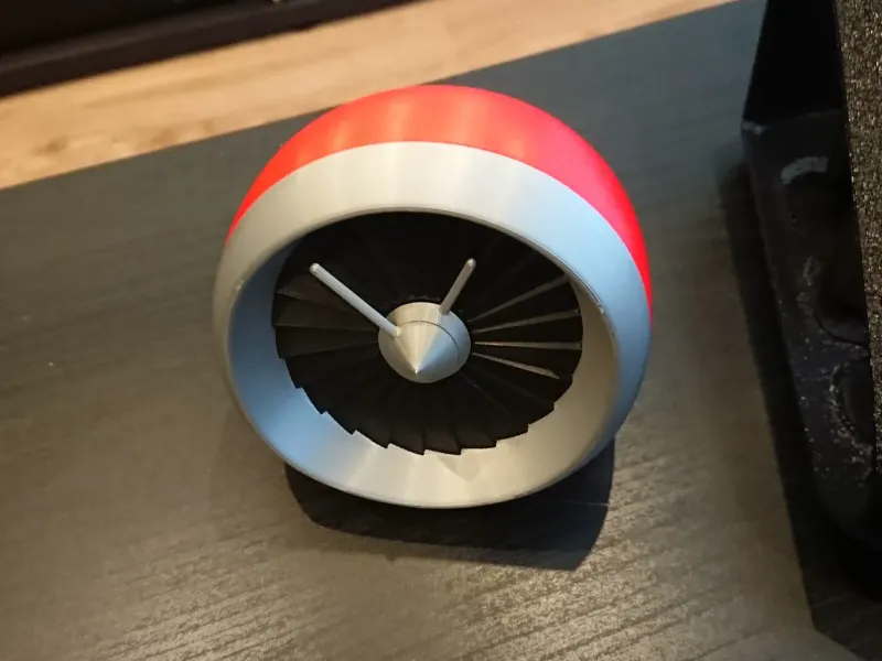 Jet Engine Clock Mini