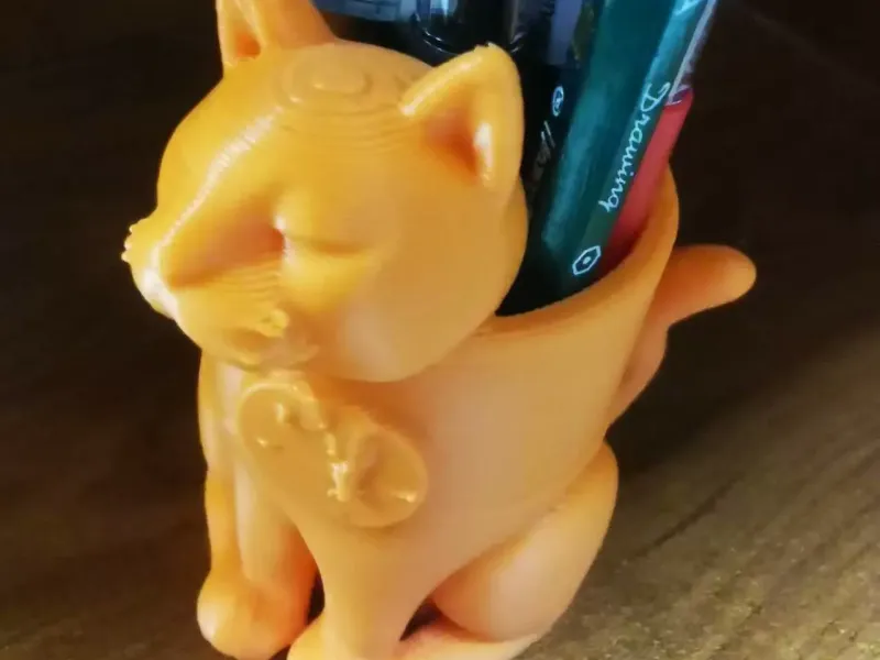 好看的猫猫笔筒or垃圾桶