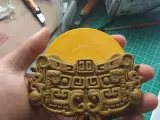 电视剧寻秦记，项少龙的时光通讯器模型，圆盘可动，带圆环可挂绳！-2