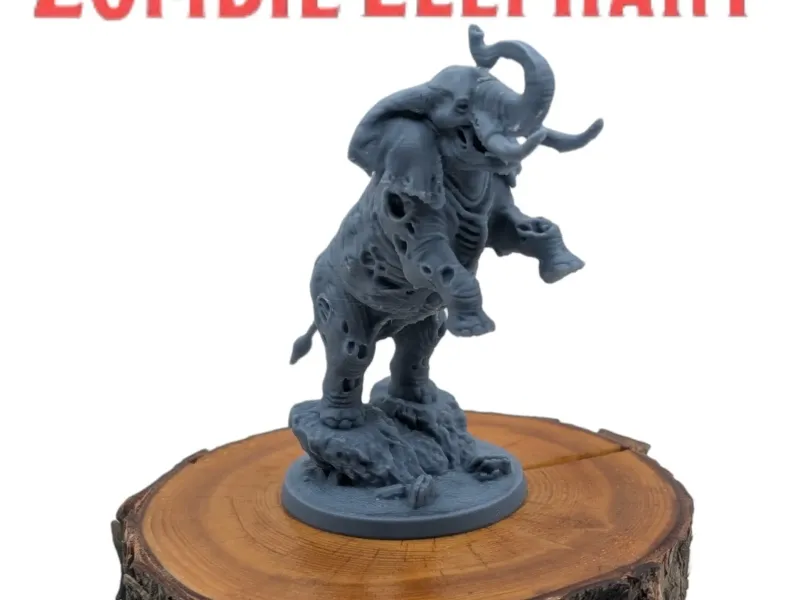 Zombie Elephant - MGM Print-Ready Mini