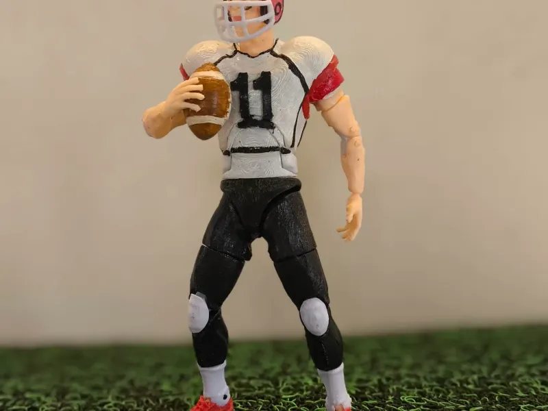 "SuperBall Action Hero Figure"
