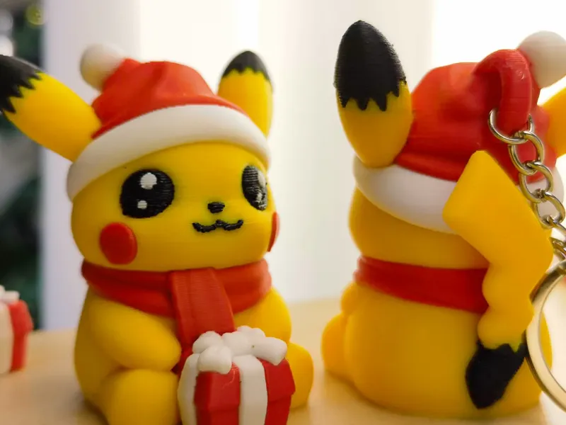 可爱皮卡丘_礼物_钥匙扣_玩具 Cute Pikachu【Gift】 Keychain Toy