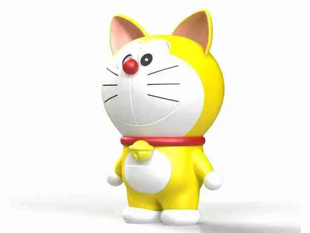 带耳朵的多啦A梦和妹妹一样可爱。。