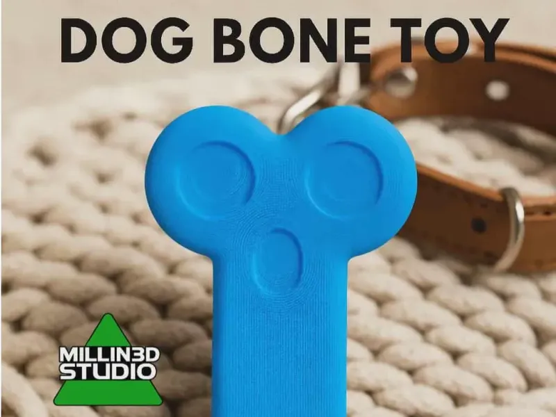 Oh No TPU Dog Bone Printed out of TPU