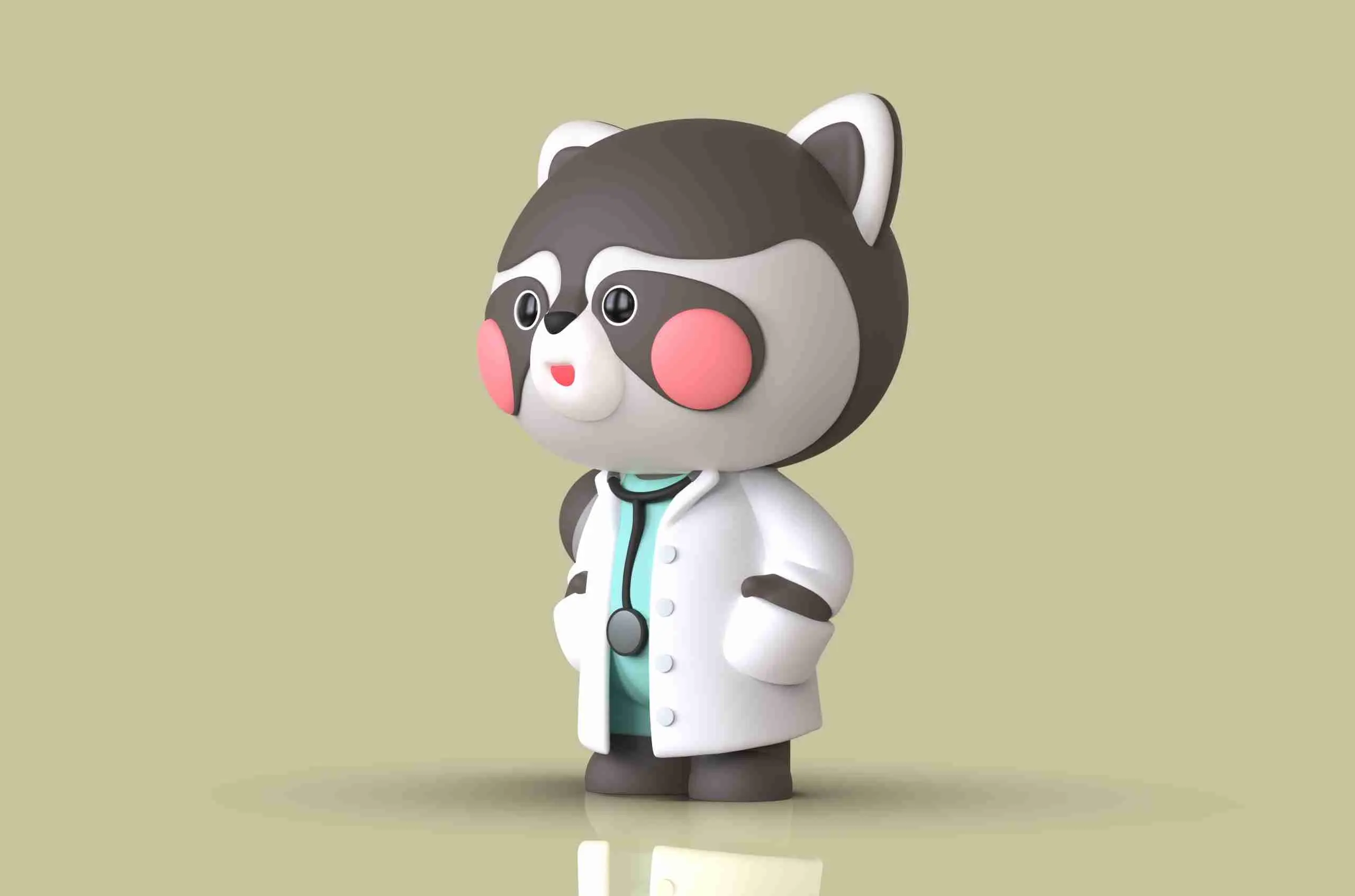 熊-猫系列-----小浣熊