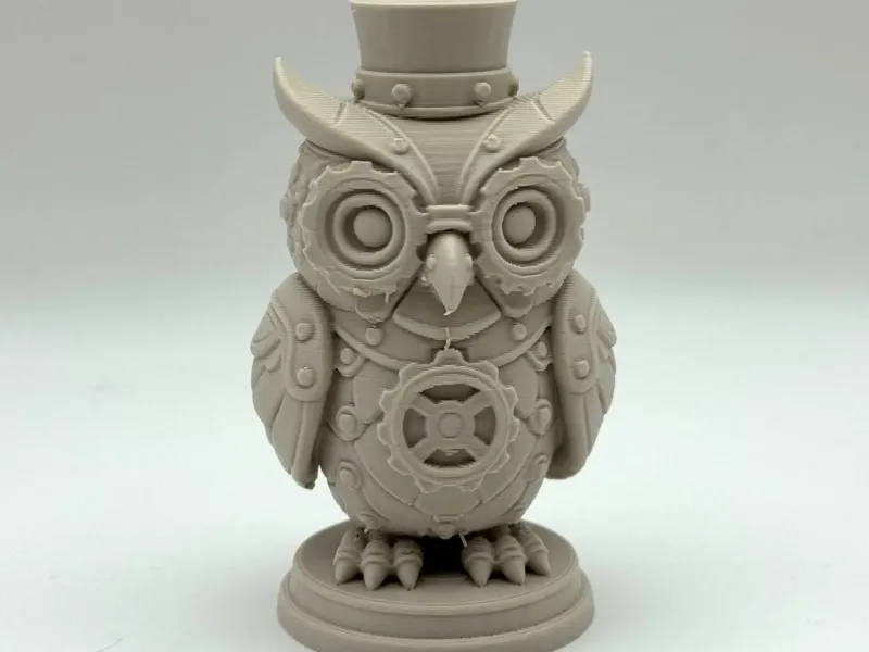 Steampunk Owl Figurine