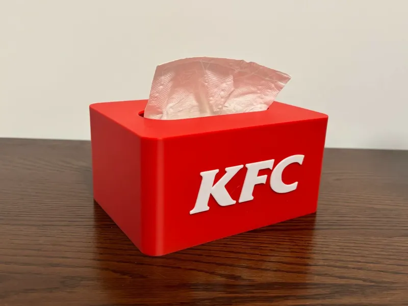 肯德基KFC造型纸巾盒（抽纸盒）
