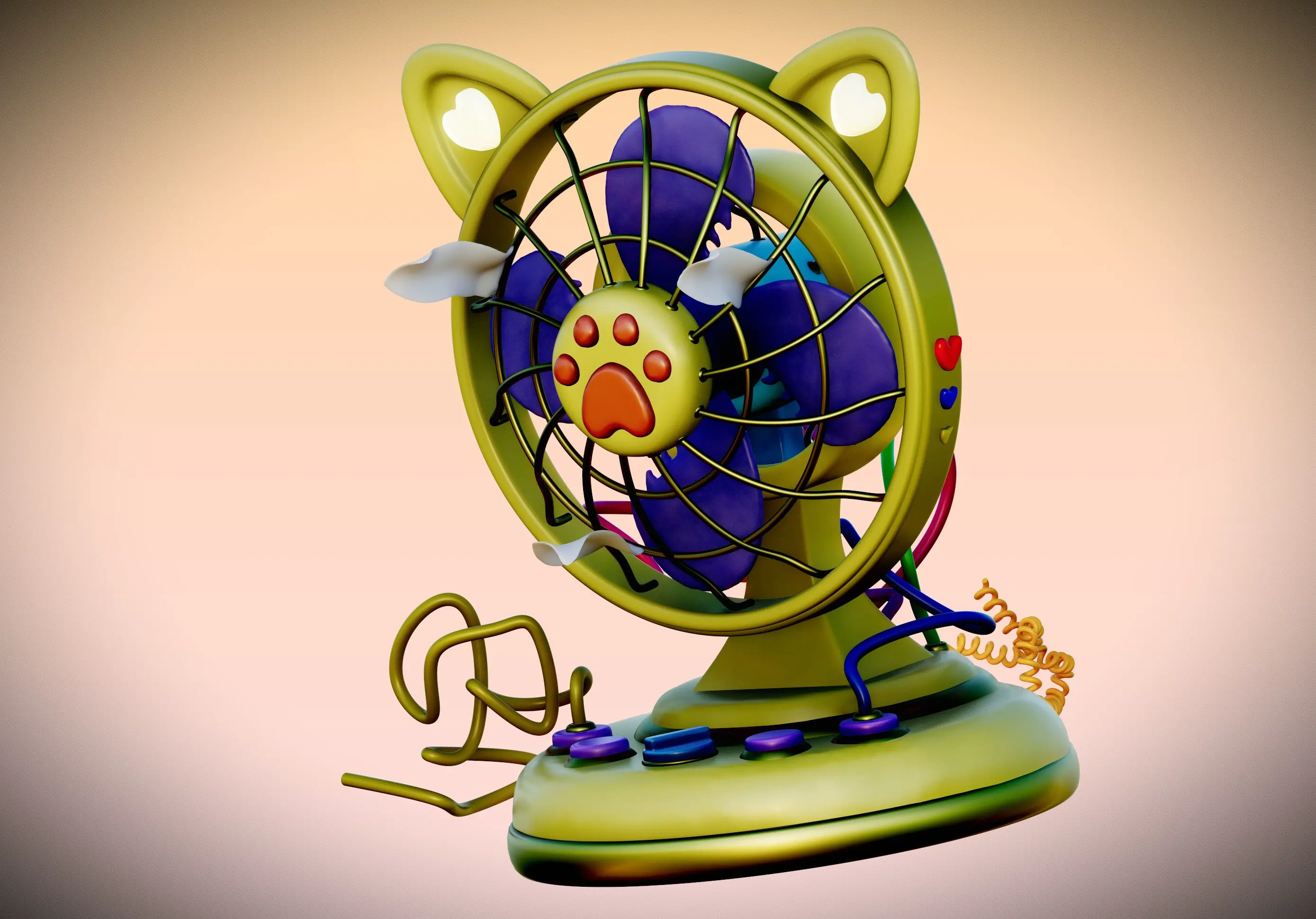 Home page module: 3D打印老谭的复古电风扇模型：独特造型，高效散热，为您的家居增添一份未来科技感！
