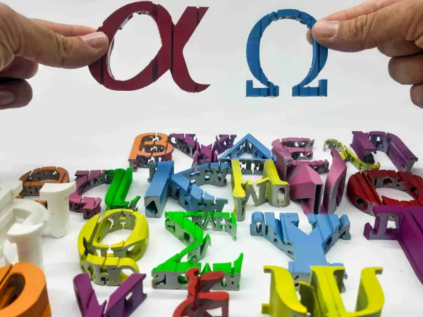 Text Flip - Greek alphabet pack 2
