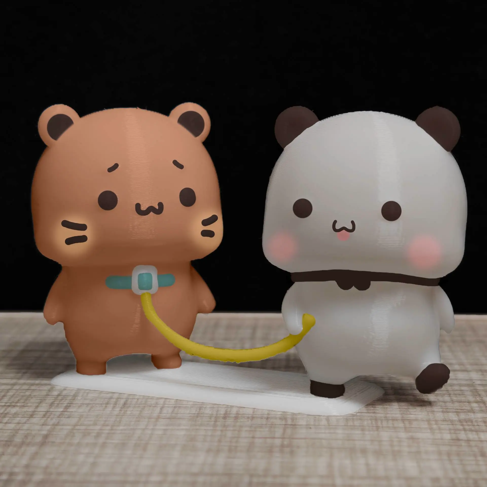 Home page module: 情侣熊系列-一二牵着布布猫（Couple Bear-Yier holding a Bubu cat）
