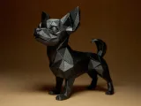 Geometric CHIHUAHUA Figurine-1