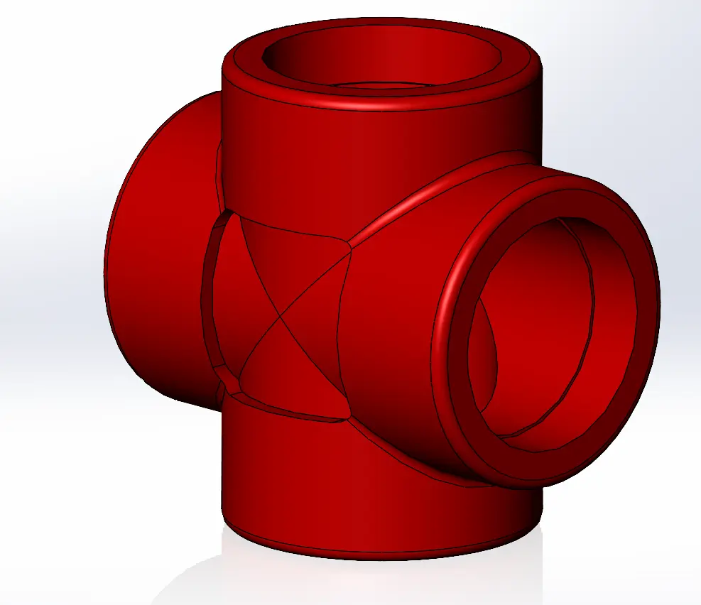 threaded cross
