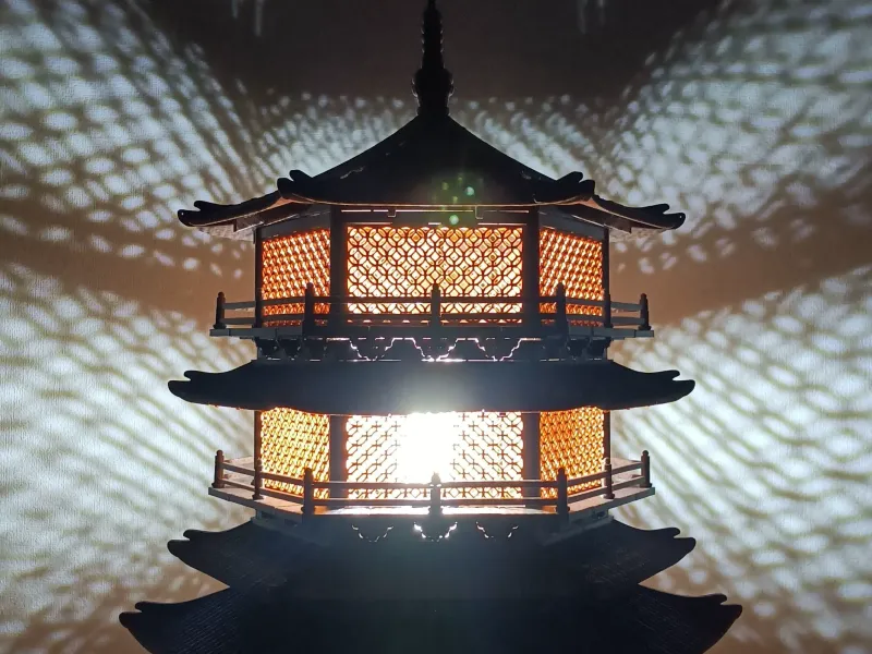 中国榫卯结构古建筑：聚宝塔