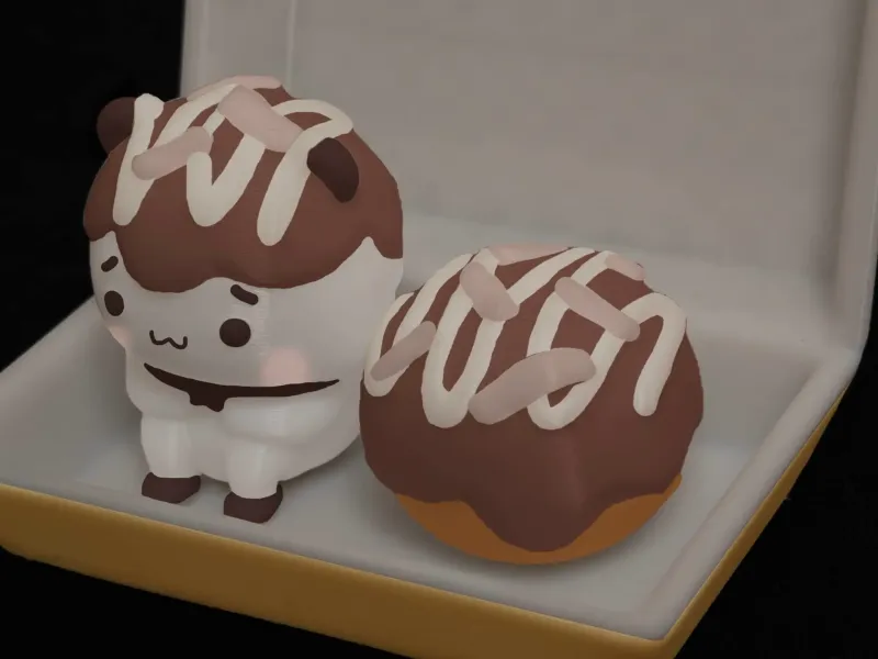 情侣熊系列-肉松小贝一二（Couple Bear-meat floss Chiffon Cake_Yier）
