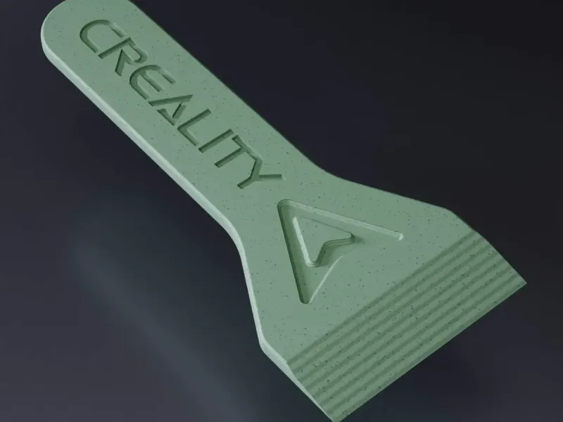 带有 Creality 标志的打印床刮刀