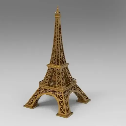 埃菲尔铁塔 - 3D 模型
