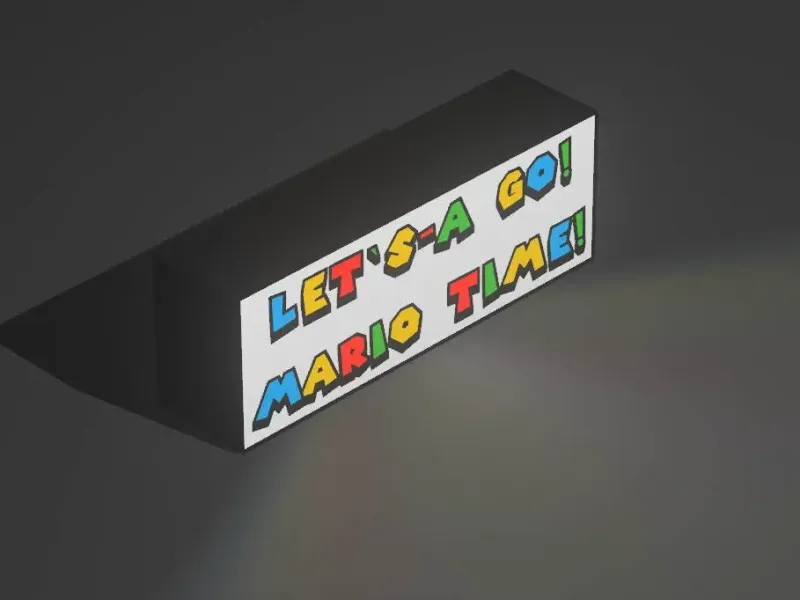 Lightbox Retro Super Mario
