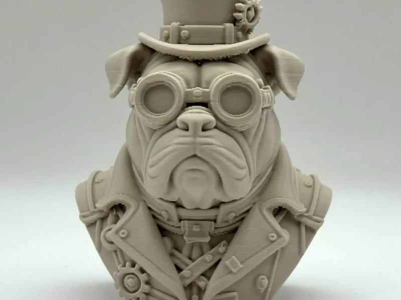 Steampunk Bulldog Bust