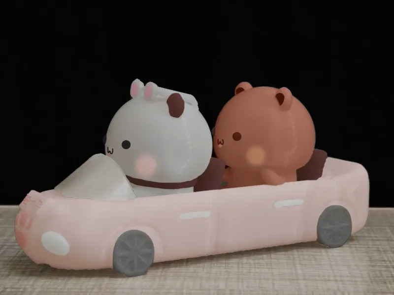 情侣熊系列-开车兜风的一二布布（Couple Bear-drive car_bubu&Yier）