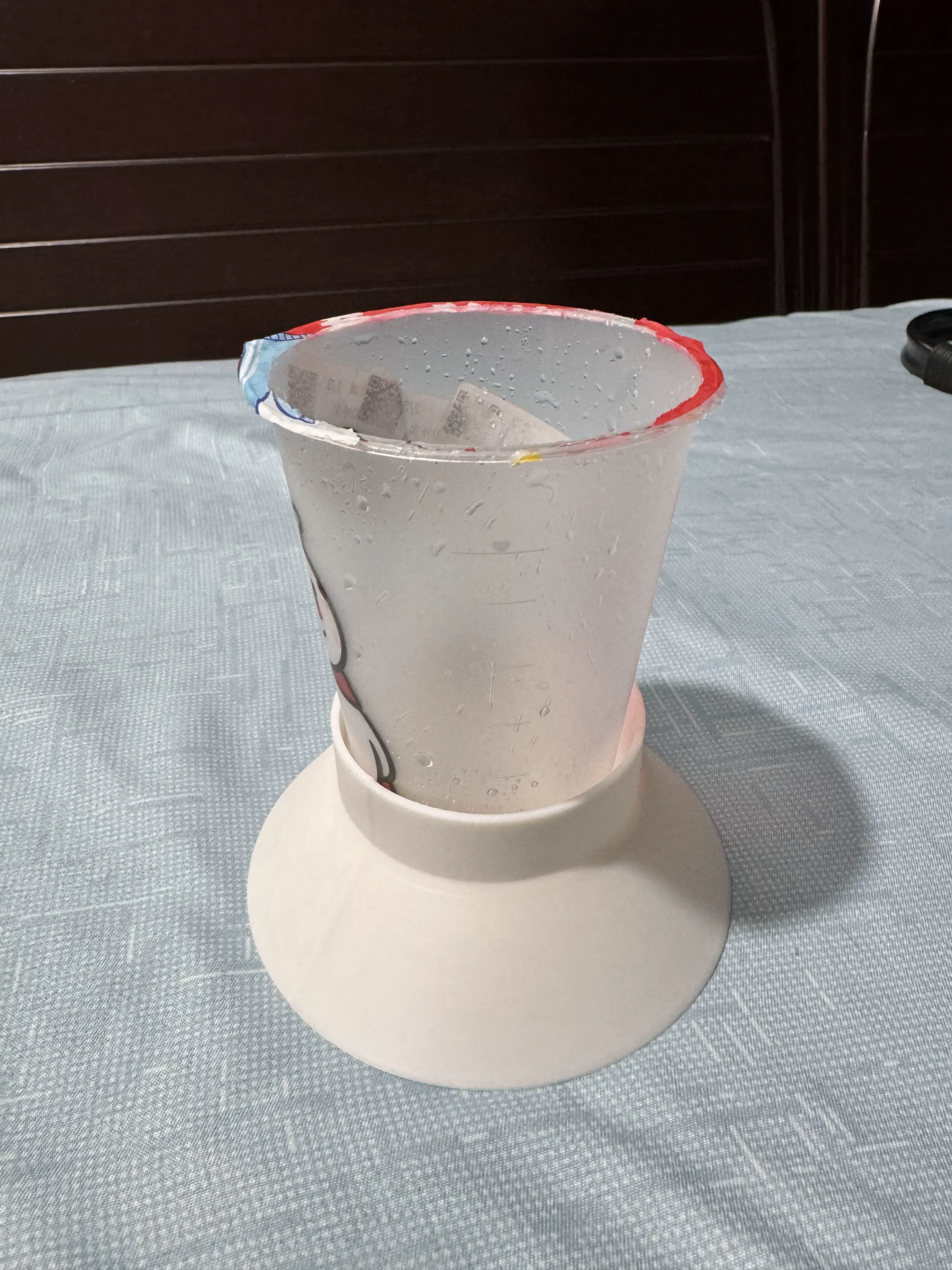 奶茶防倒杯托/茶杯稳定器/床上追剧神器