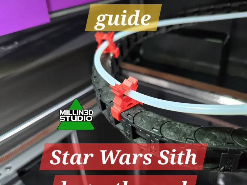 Creality K2 Plus Pro Combo Star Wars Sith Logo PTFE Guide