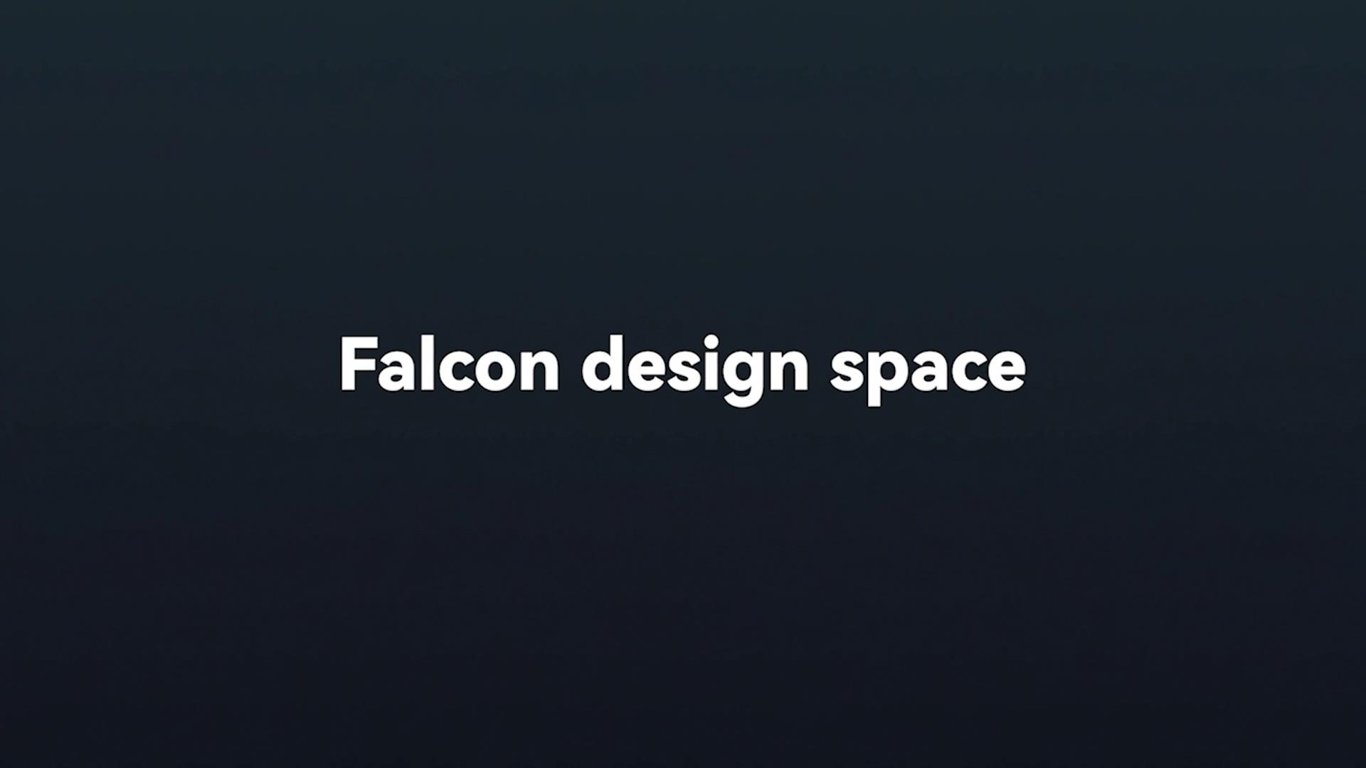 Falcon Design Space 快速使用教程 | 创想云