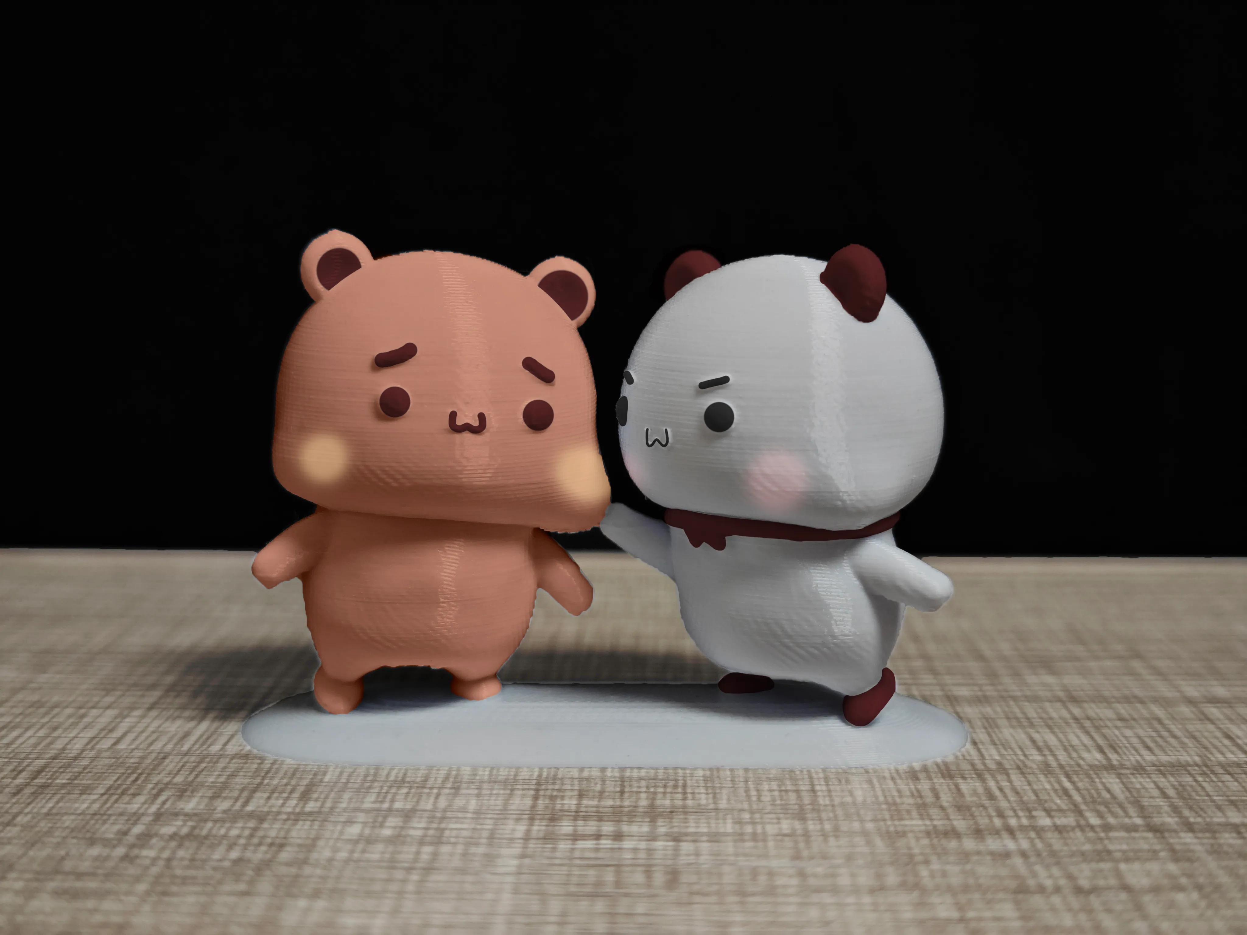 Home page module: 情侣熊系列-揍布布的一二（Couple Bear-Yier beat Bubu）