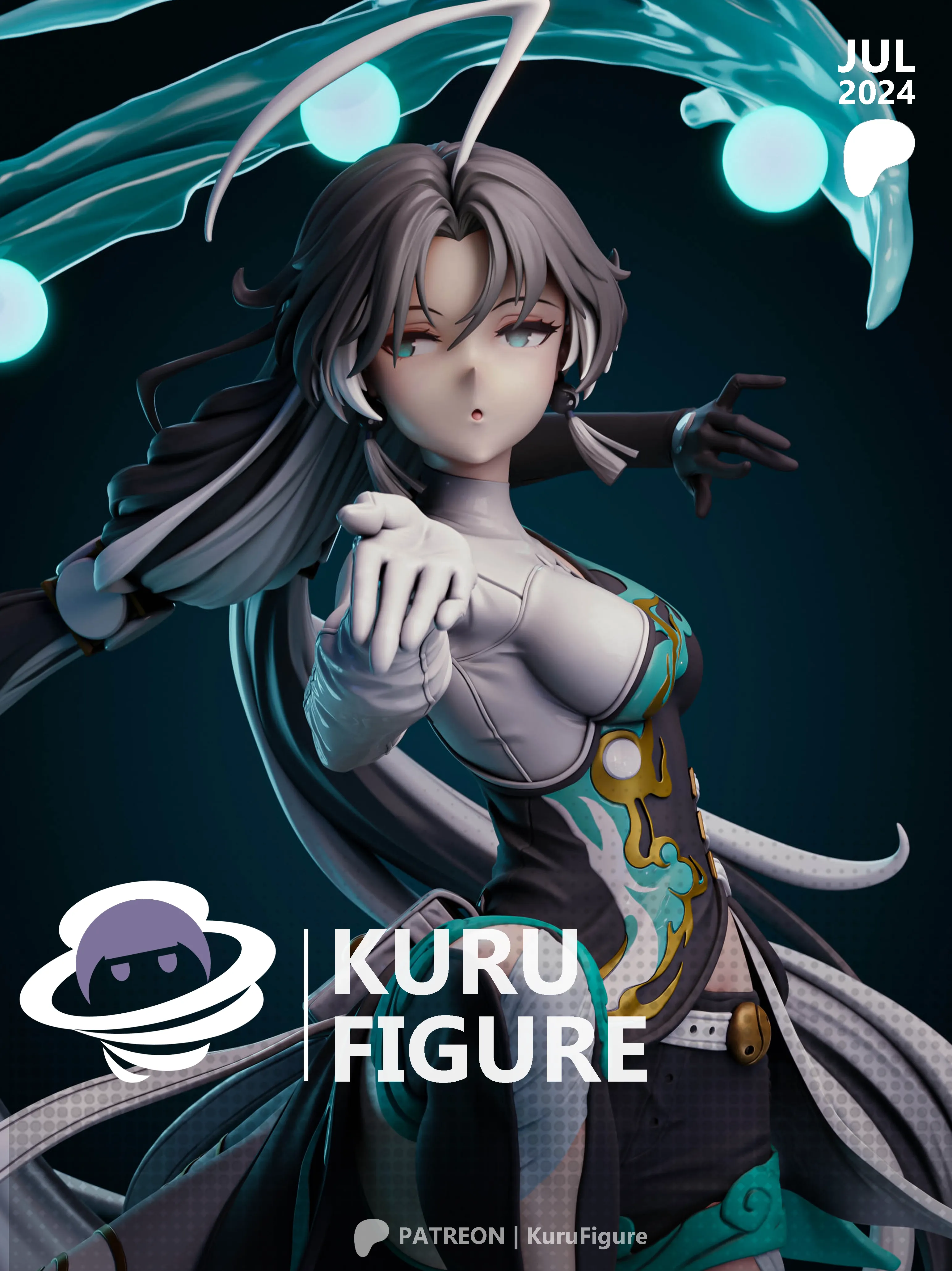 gratuito di Other STL Download - 鸣潮鉴心Jianxin风仪拳传人