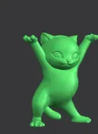网红妖娆猫，托举摆件！