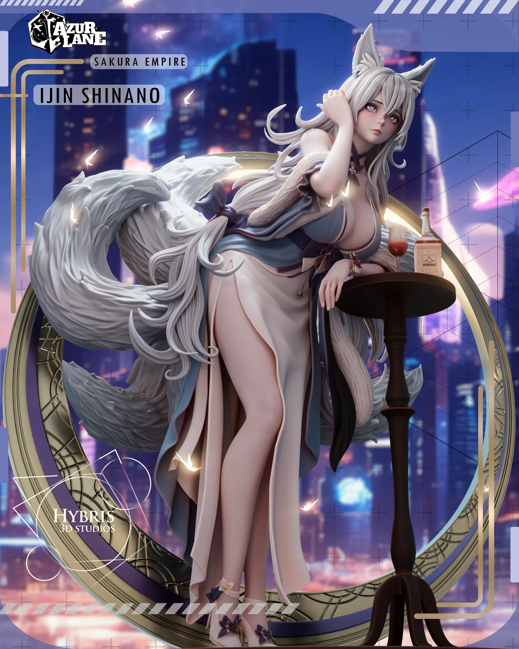 《碧蓝航线》-信浓 胧月十夜(雙體態V1&V2)